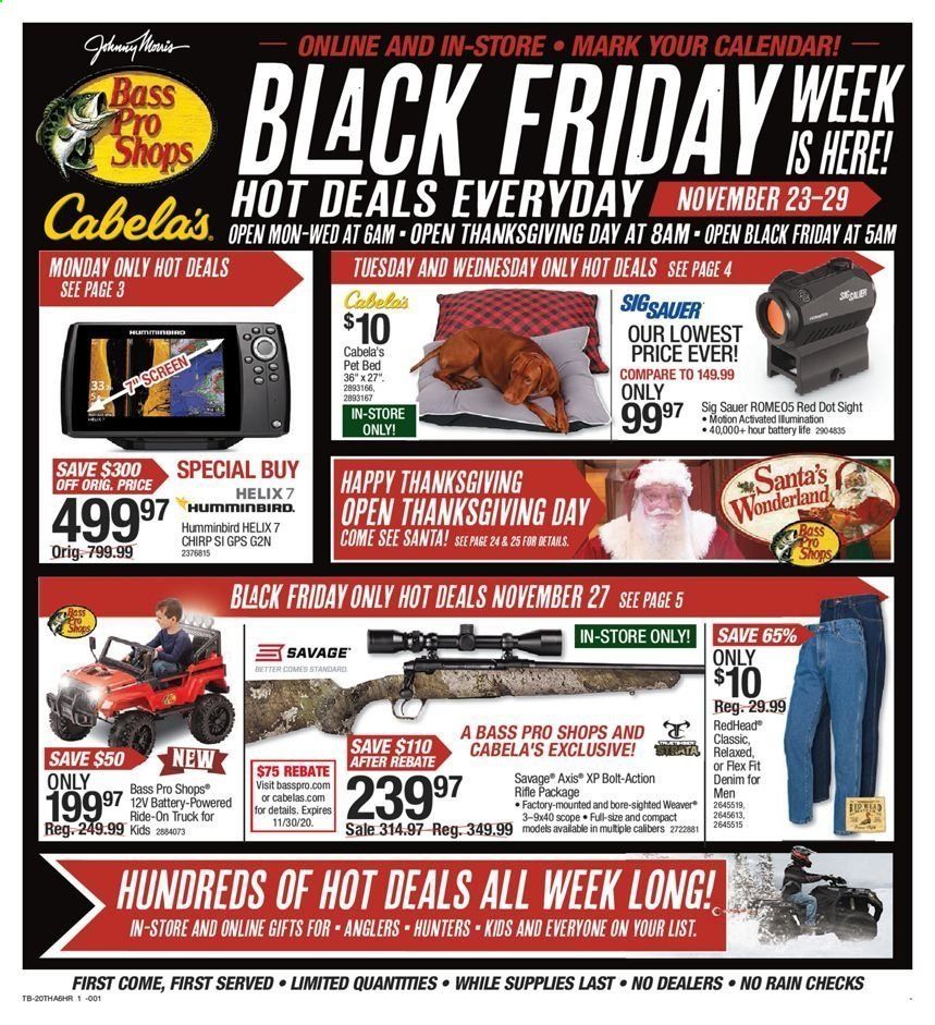 Cabela's Weekly Ad Flyer November 23 to November 29