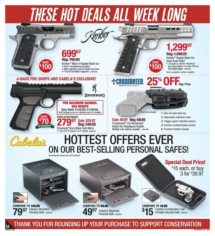 Cabela's Weekly Ad Flyer November 23 to November 29