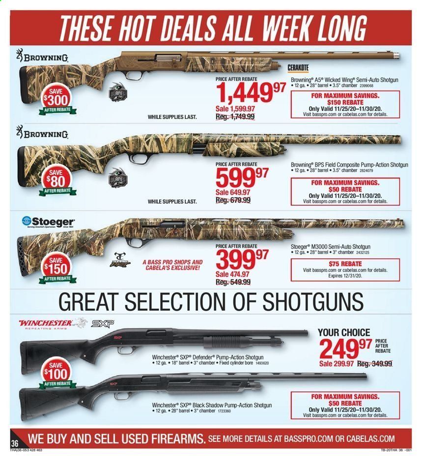 Cabela's Weekly Ad Flyer November 23 to November 29