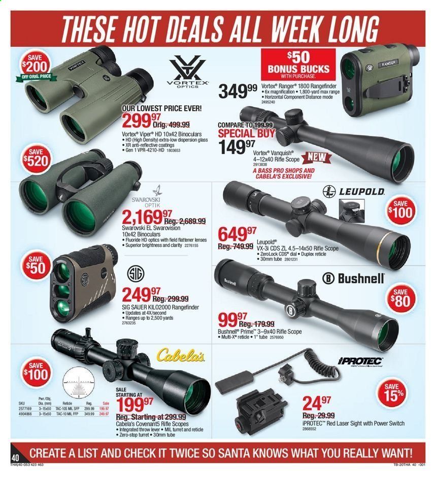 Cabela's Weekly Ad Flyer November 23 to November 29
