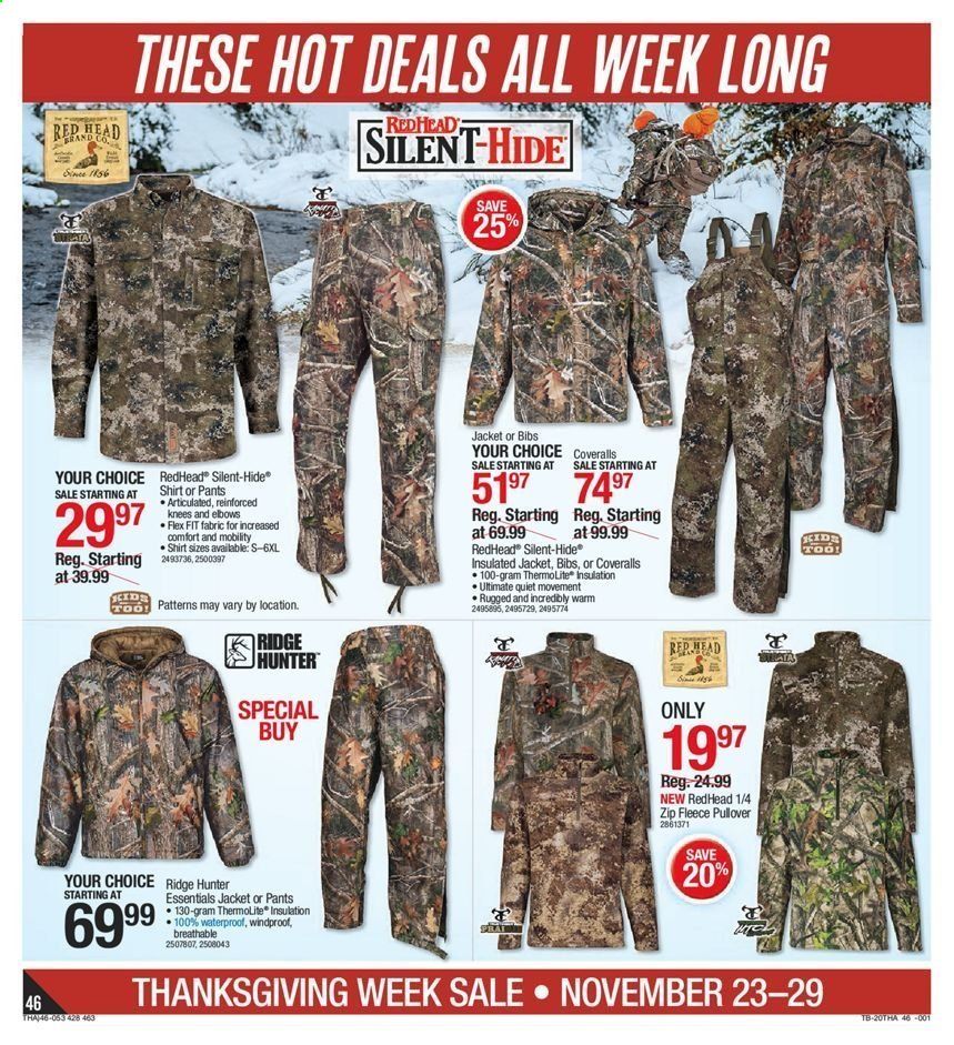 Cabela's Weekly Ad Flyer November 23 to November 29