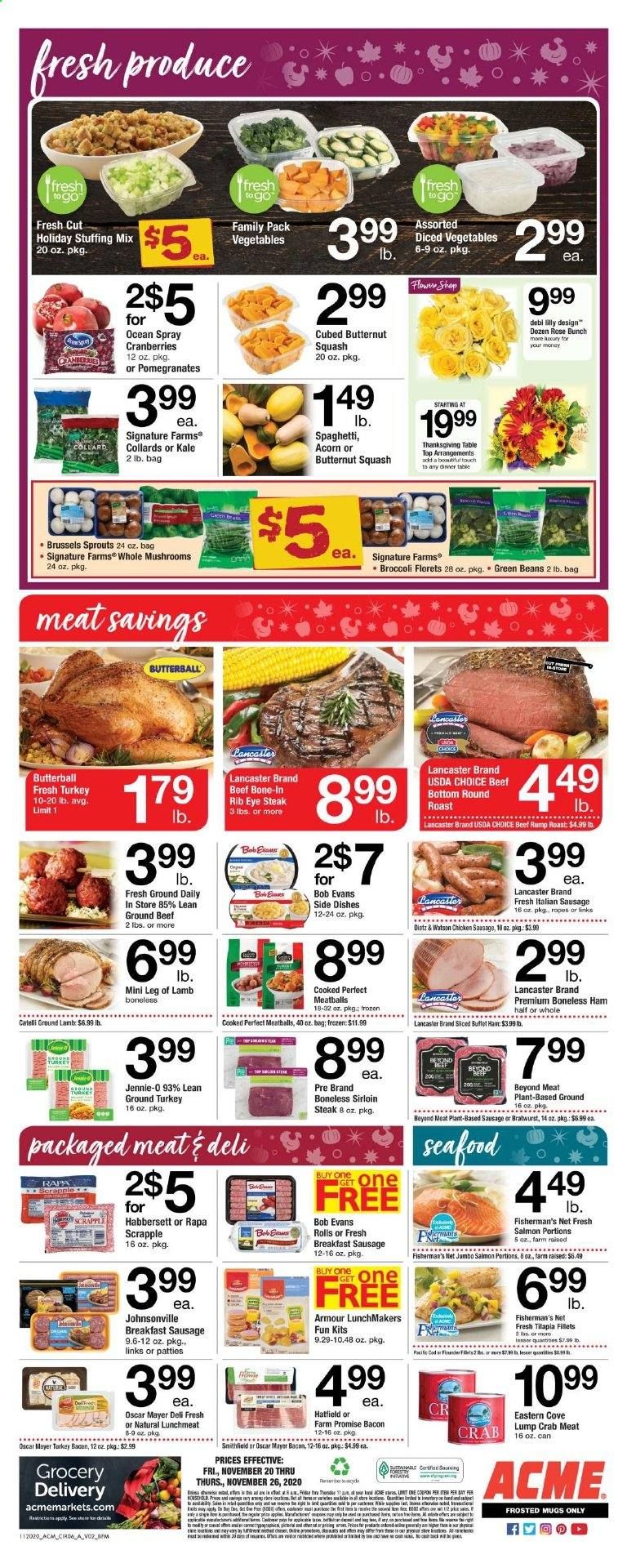 ACME Weekly Ad Flyer November 20 to November 26
