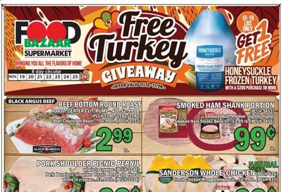 Food Bazaar (CT, NJ, NY) Weekly Ad Flyer November 19 to November 25