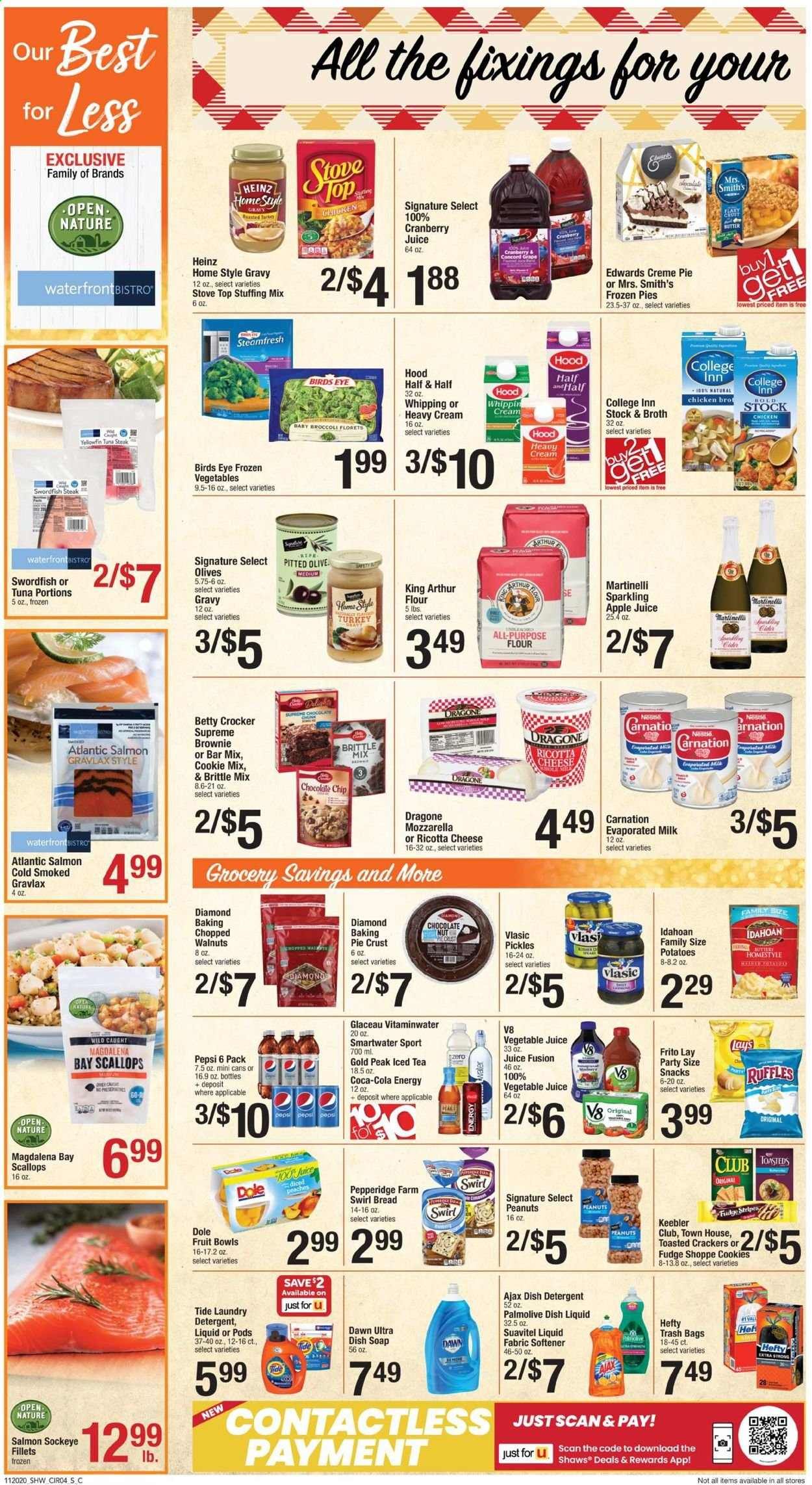 Shaw’s (MA, ME, NH, RI, VT) Weekly Ad Flyer November 20 to November 26