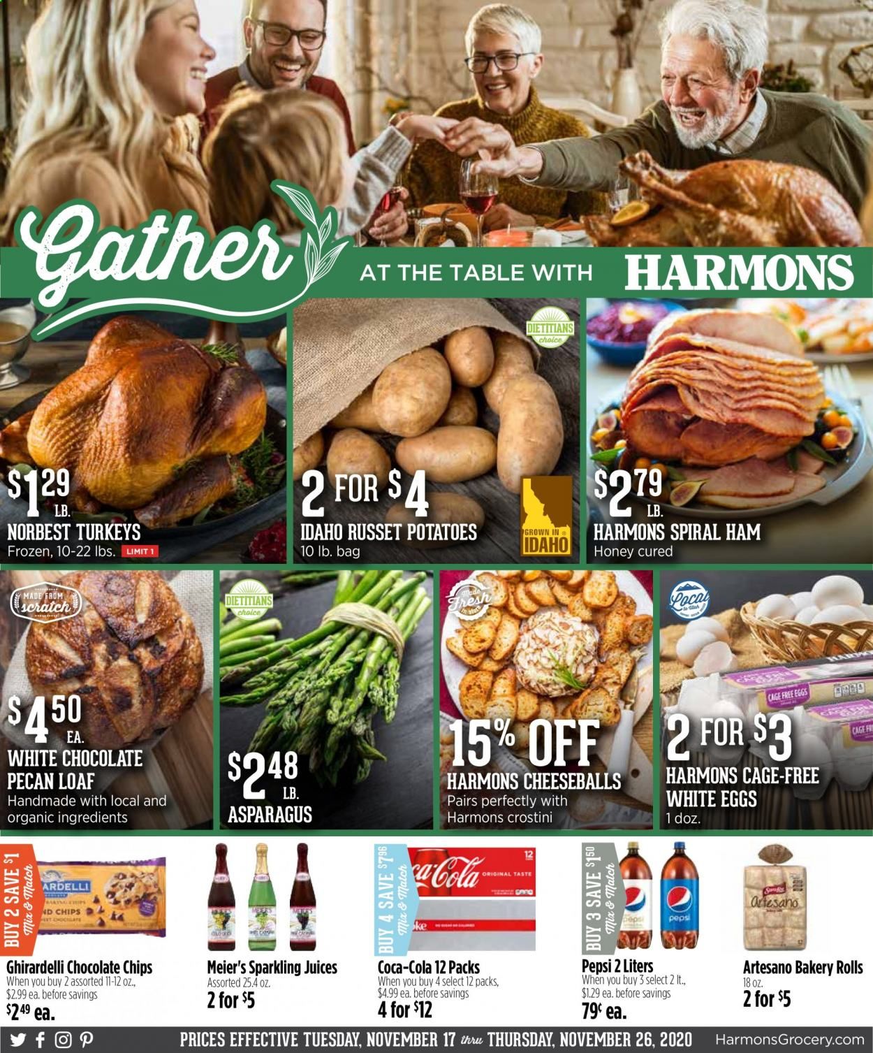 Harmons Weekly Ad Flyer November 17 to November 26