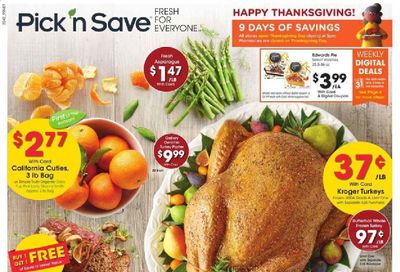 Pick ‘n Save Weekly Ad Flyer November 18 to November 26