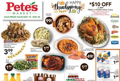 Pete's Fresh Market (IL) Weekly Ad Flyer November 18 to November 26