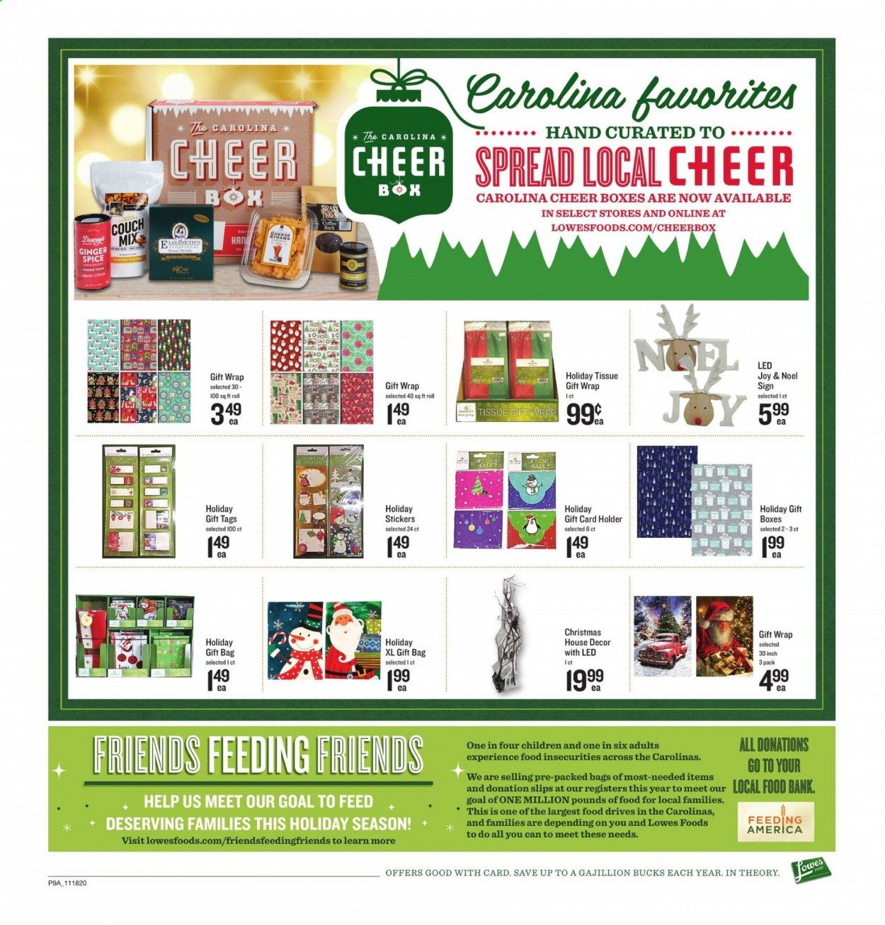 Lowes Foods Weekly Ad Flyer November 18 to November 26