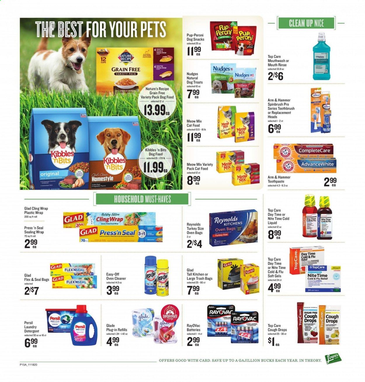 Lowes Foods Weekly Ad Flyer November 18 to November 26