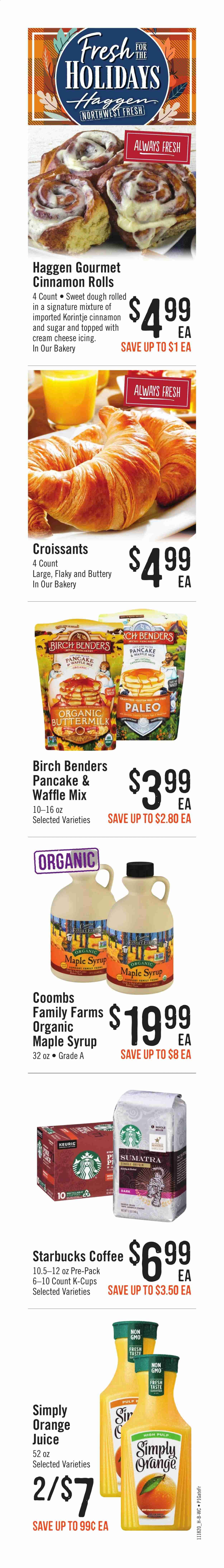 Haggen Weekly Ad Flyer November 18 to November 26