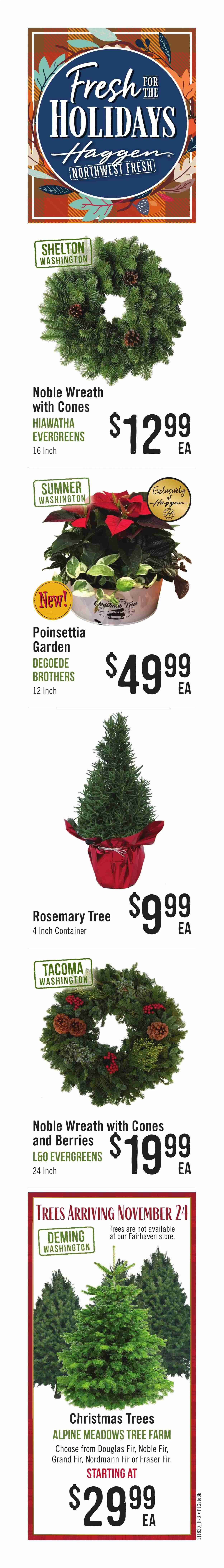 Haggen Weekly Ad Flyer November 18 to November 26