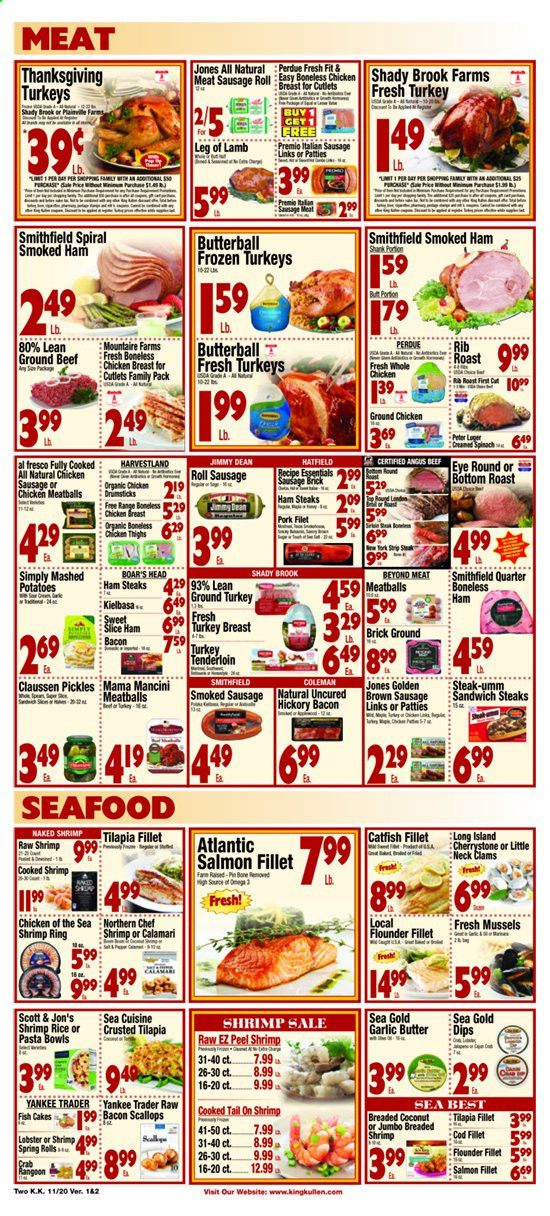 King Kullen Weekly Ad Flyer November 20 to November 26