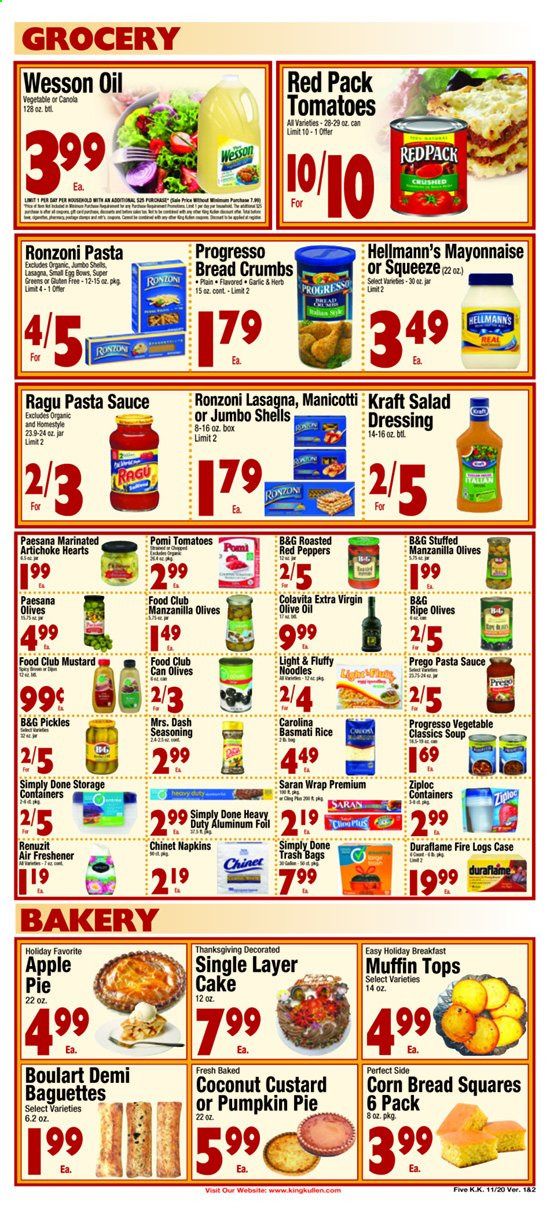 King Kullen Weekly Ad Flyer November 20 to November 26