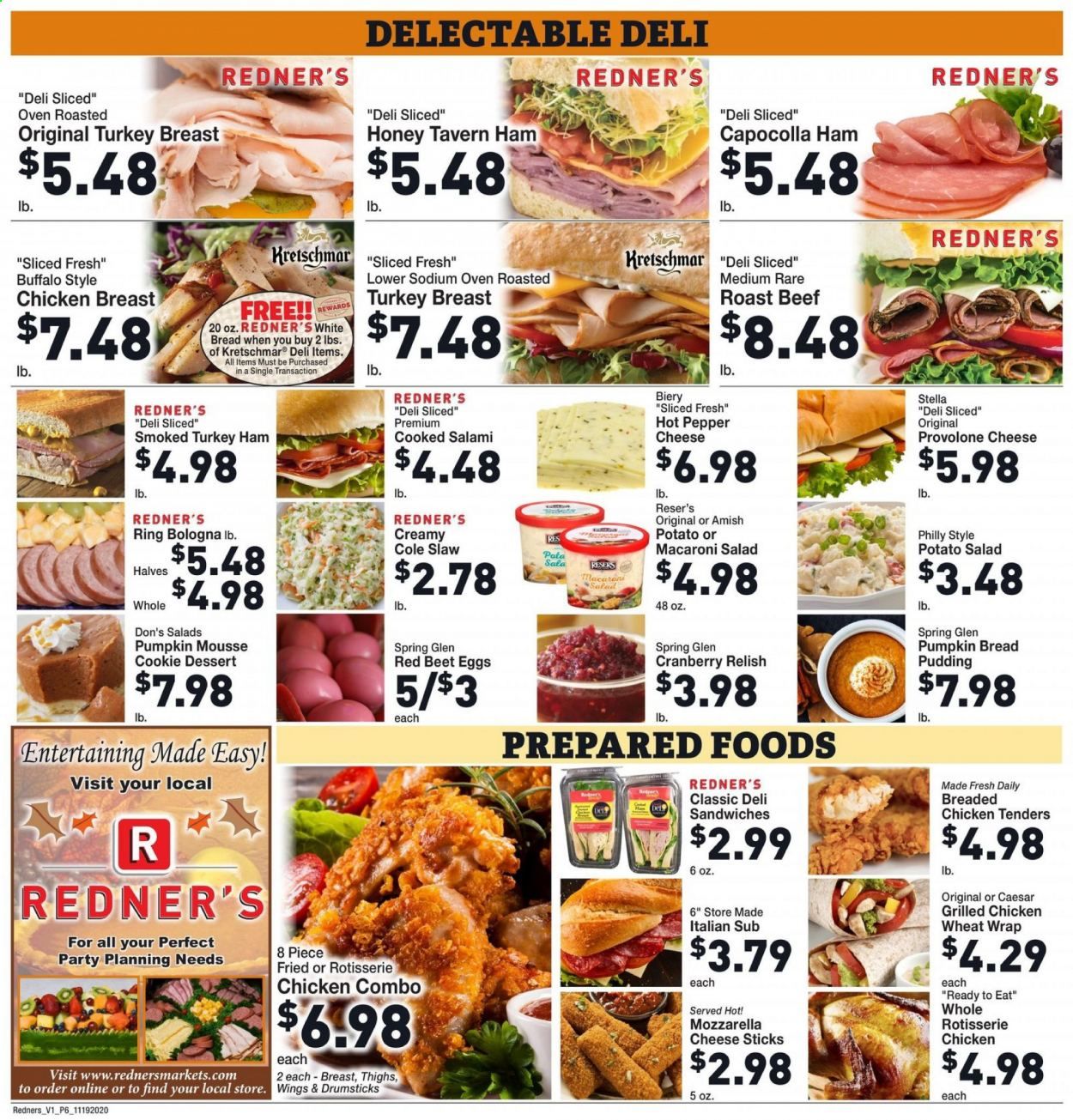 Redner's Markets Weekly Ad Flyer November 19 to November 26