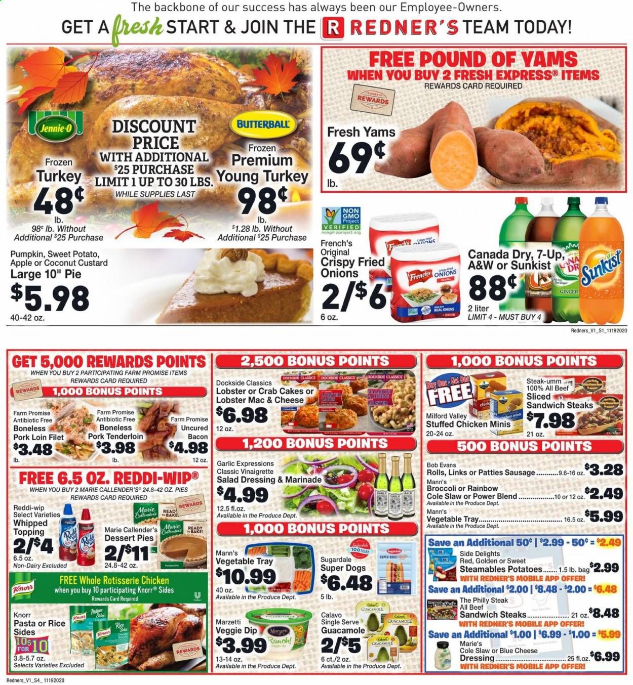 Redner's Markets Weekly Ad Flyer November 19 to November 26