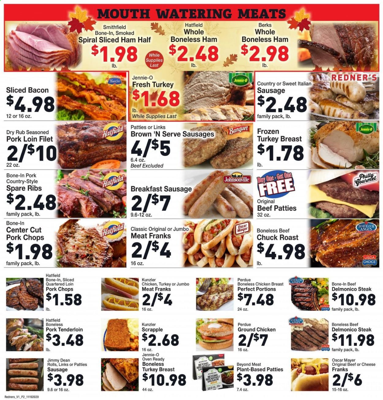 Redner's Markets Weekly Ad Flyer November 19 to November 26