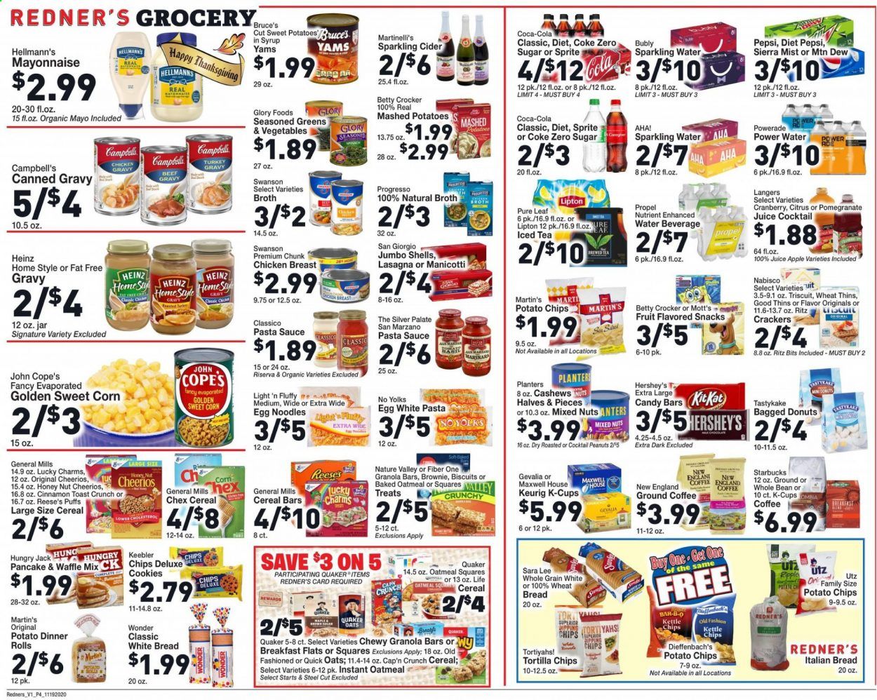 Redner's Markets Weekly Ad Flyer November 19 to November 26