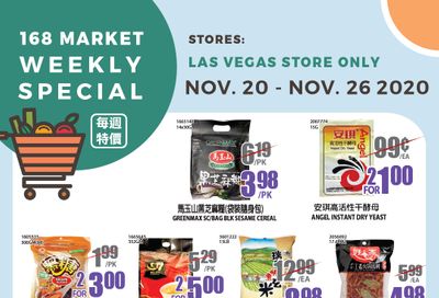 168 Market (NV) Weekly Ad Flyer November 20 to November 26, 2020
