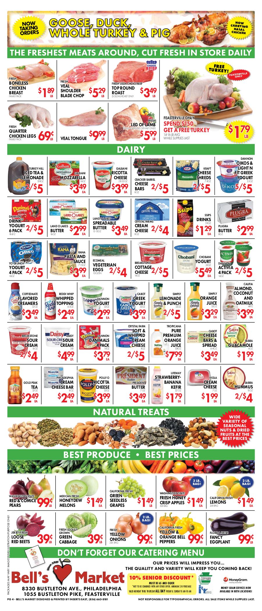 Bell's Market Thanksgiving Weekly Ad Flyer November 20 to November 26, 2020