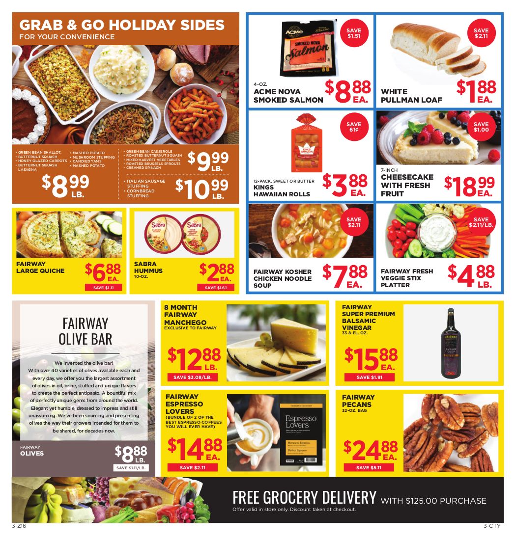 Fairway Market Thanksgiving Weekly Ad Flyer November 20 to November 26, 2020