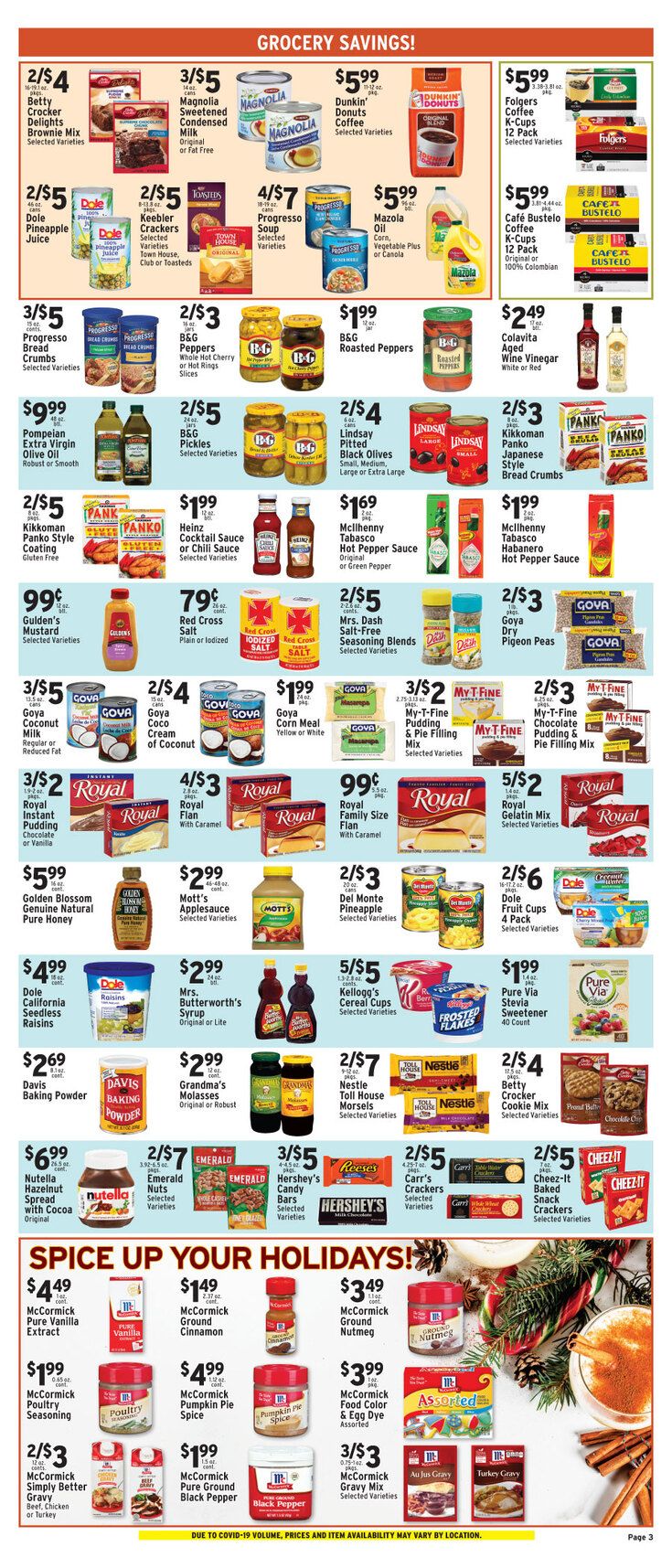 Lincoln Market Thanksgiving Weekly Ad Flyer November 20 to November 26, 2020