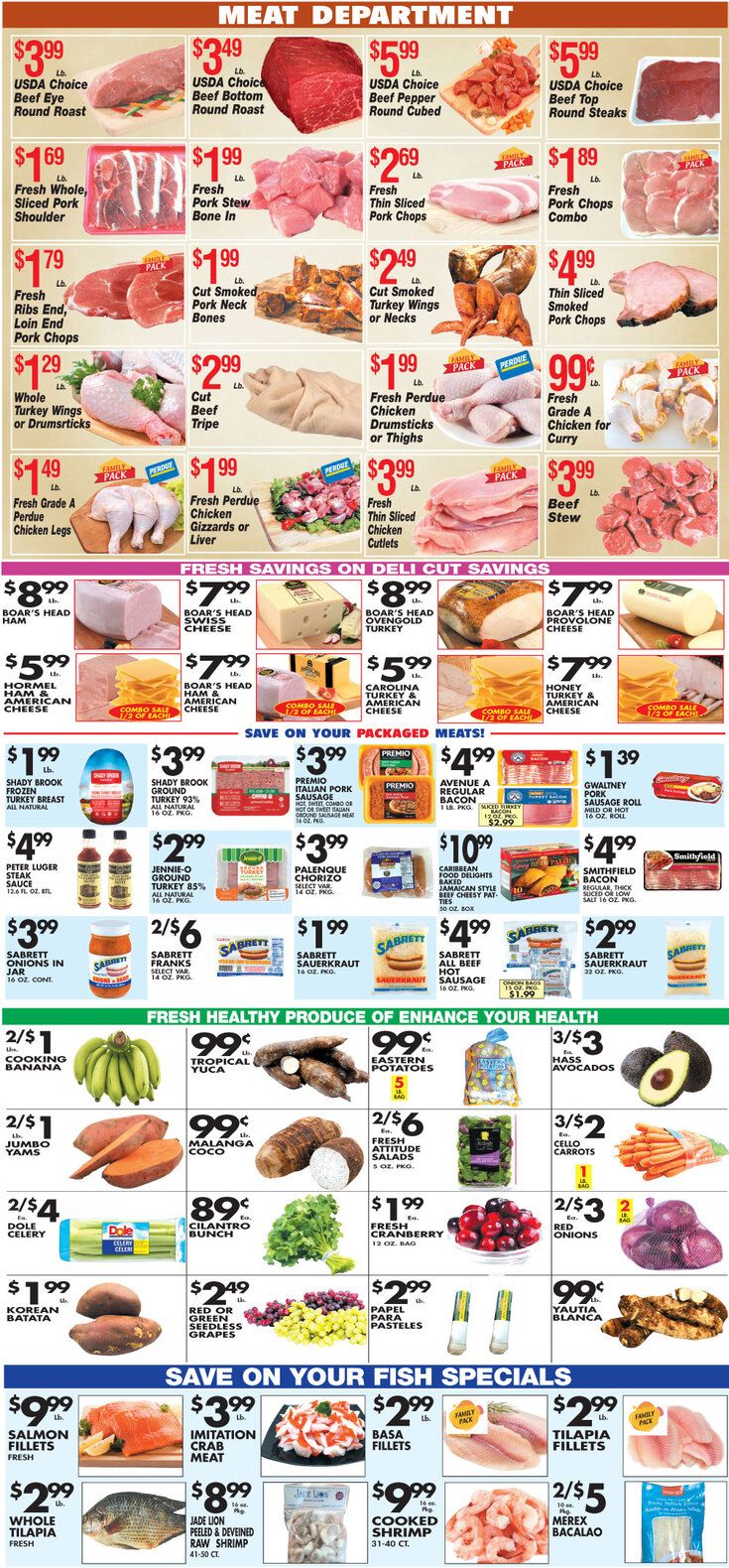 Pioneer Supermarkets Thanksgiving Weekly Ad Flyer November 20 to November 26, 2020
