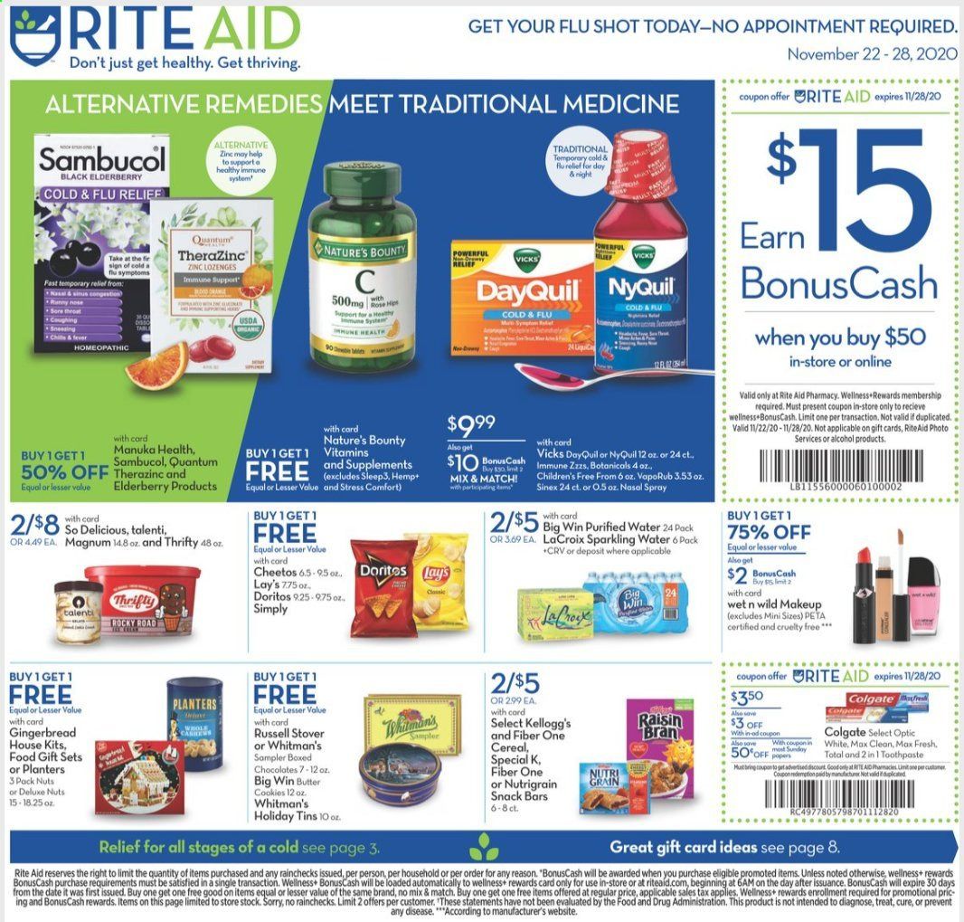 RITE AID Weekly Ad Flyer November 22 to November 28