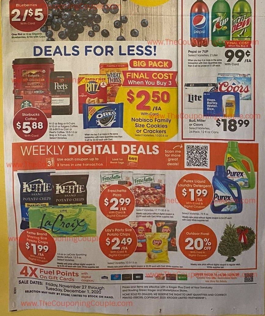 Kroger Ad Preview (11/27/20 – 12/1/20): Kroger Ad Preview Sneak Peek
