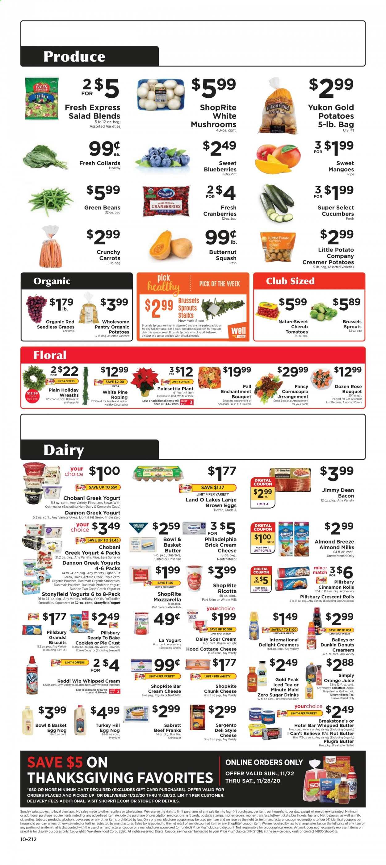ShopRite (CT, DE, MD, NJ, NY, PA) Weekly Ad Flyer November 22 to November 28