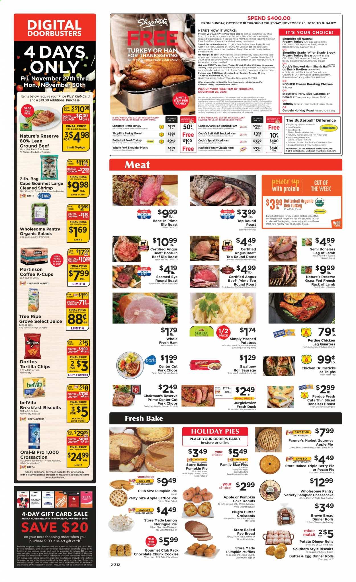 ShopRite (CT, DE, MD, NJ, NY, PA) Weekly Ad Flyer November 22 to November 28