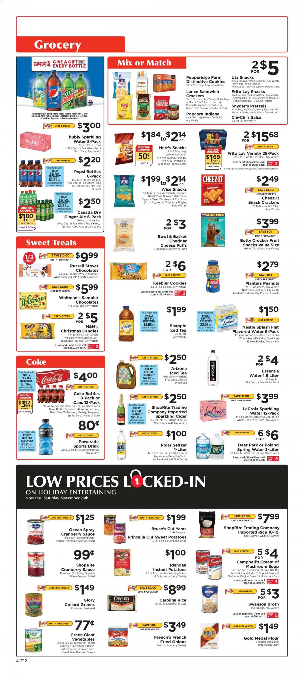 ShopRite (CT, DE, MD, NJ, NY, PA) Weekly Ad Flyer November 22 to November 28