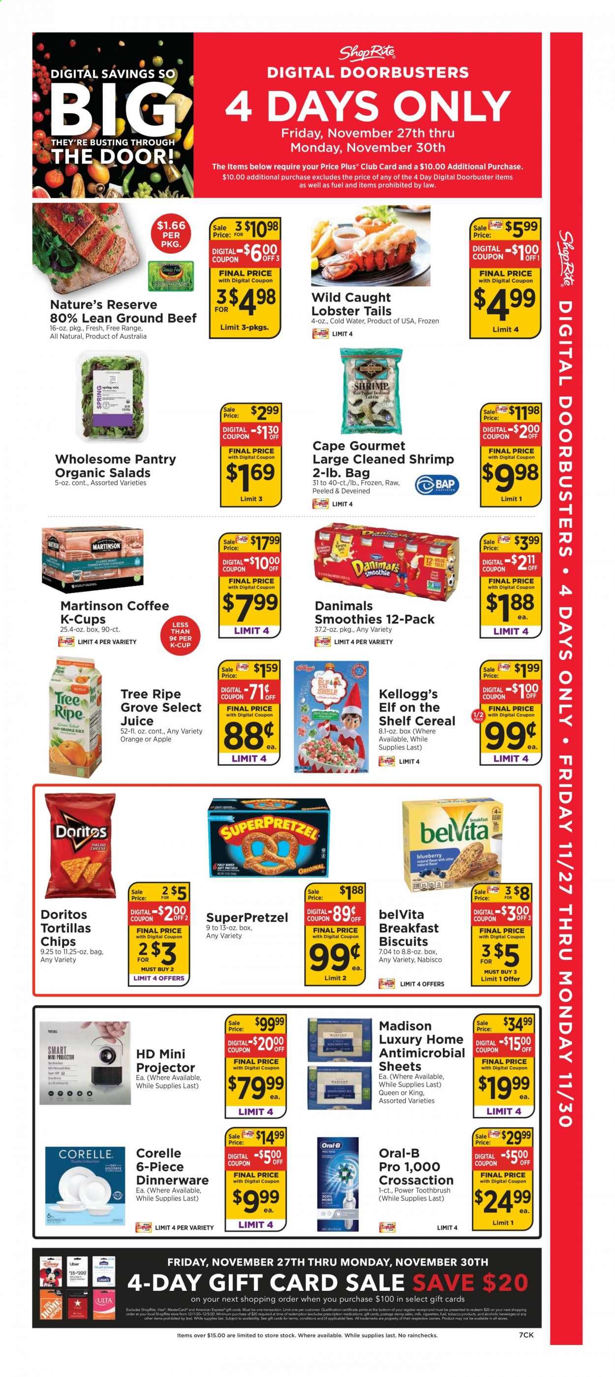 ShopRite (CT, DE, MD, NJ, NY, PA) Weekly Ad Flyer November 22 to November 28