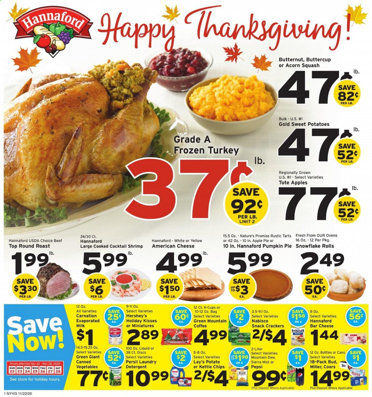Hannaford (NY) Weekly Ad Flyer November 22 to November 28