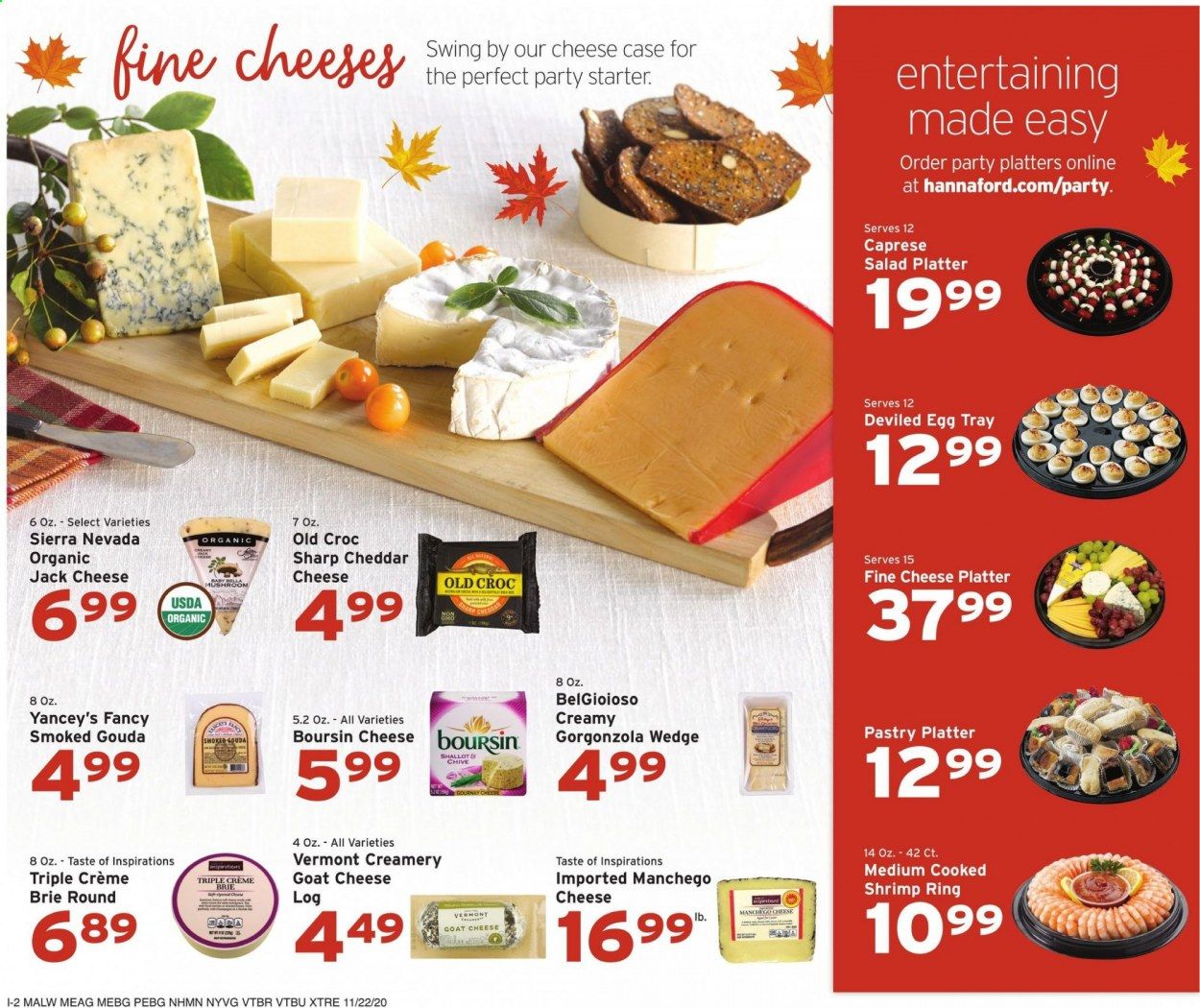 Hannaford (NY) Weekly Ad Flyer November 22 to November 28