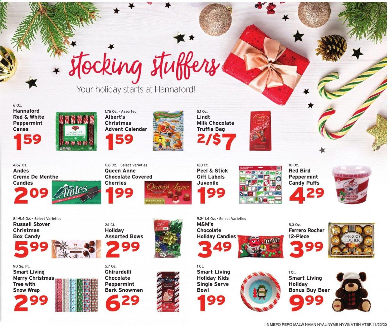 Hannaford (NY) Weekly Ad Flyer November 22 to November 28