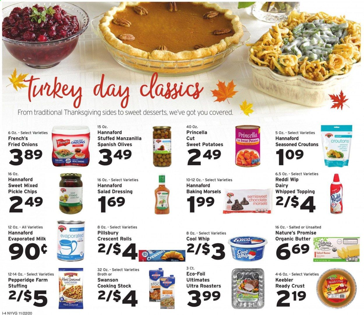 Hannaford (NY) Weekly Ad Flyer November 22 to November 28