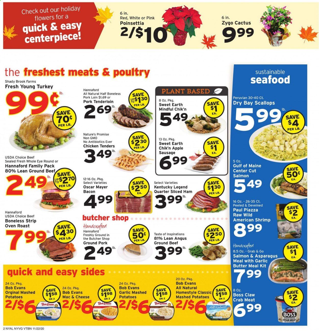 Hannaford (NY) Weekly Ad Flyer November 22 to November 28