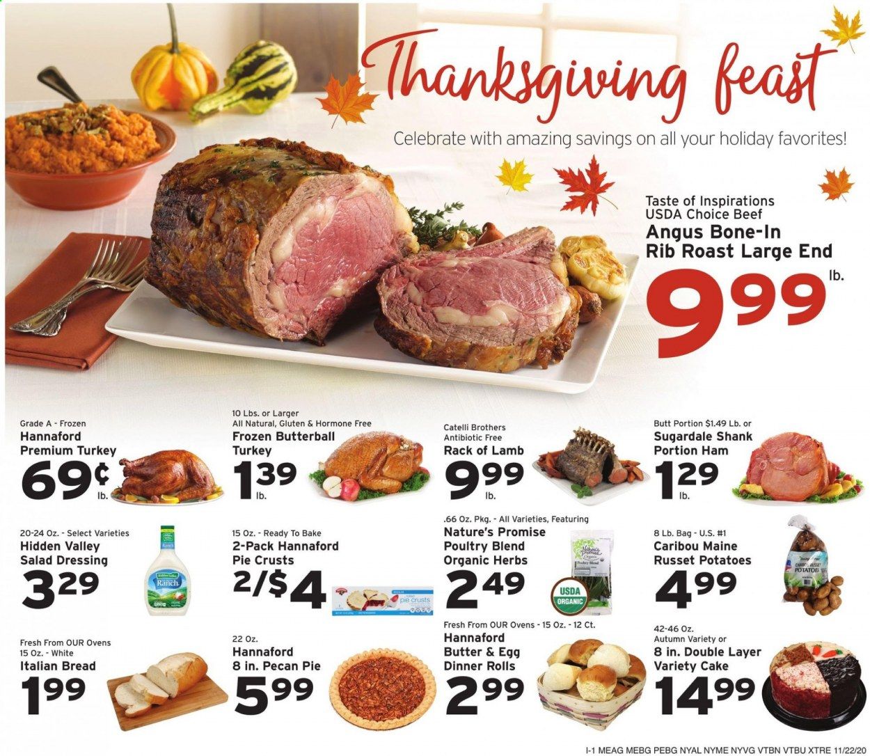 Hannaford (NY) Weekly Ad Flyer November 22 to November 28