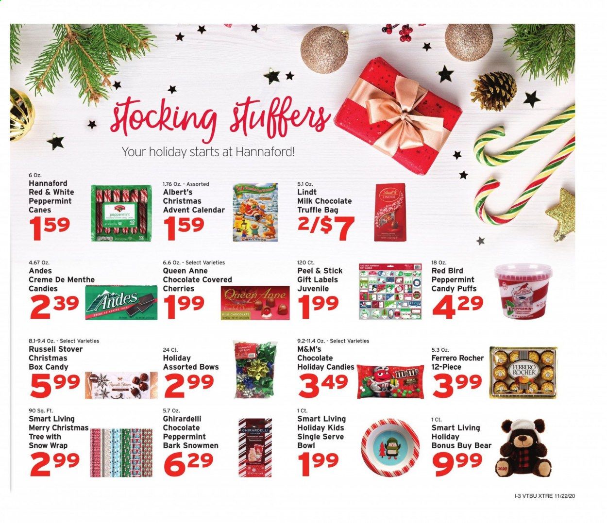 Hannaford (VT) Weekly Ad Flyer November 22 to November 28