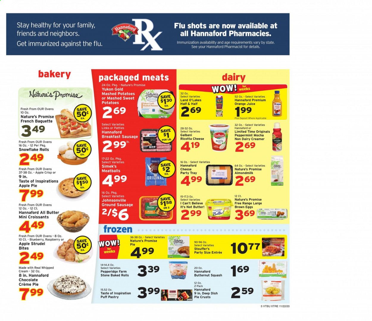 Hannaford (VT) Weekly Ad Flyer November 22 to November 28