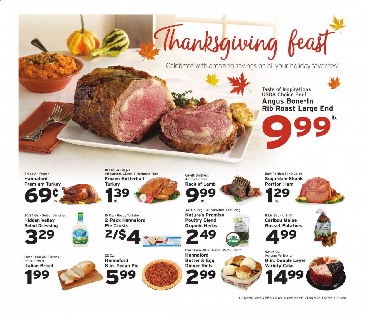 Hannaford (VT) Weekly Ad Flyer November 22 to November 28