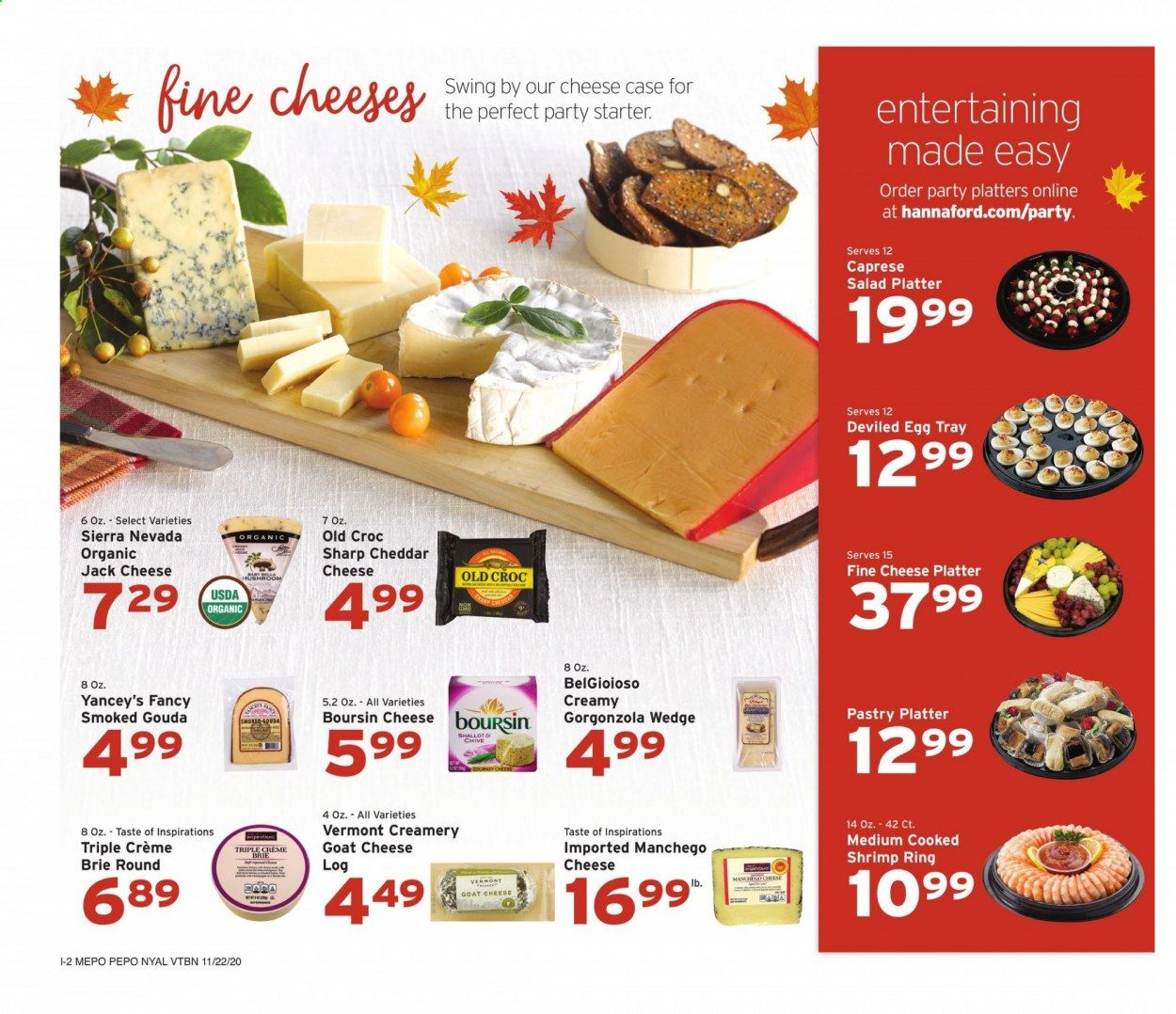 Hannaford (ME) Weekly Ad Flyer November 22 to November 28