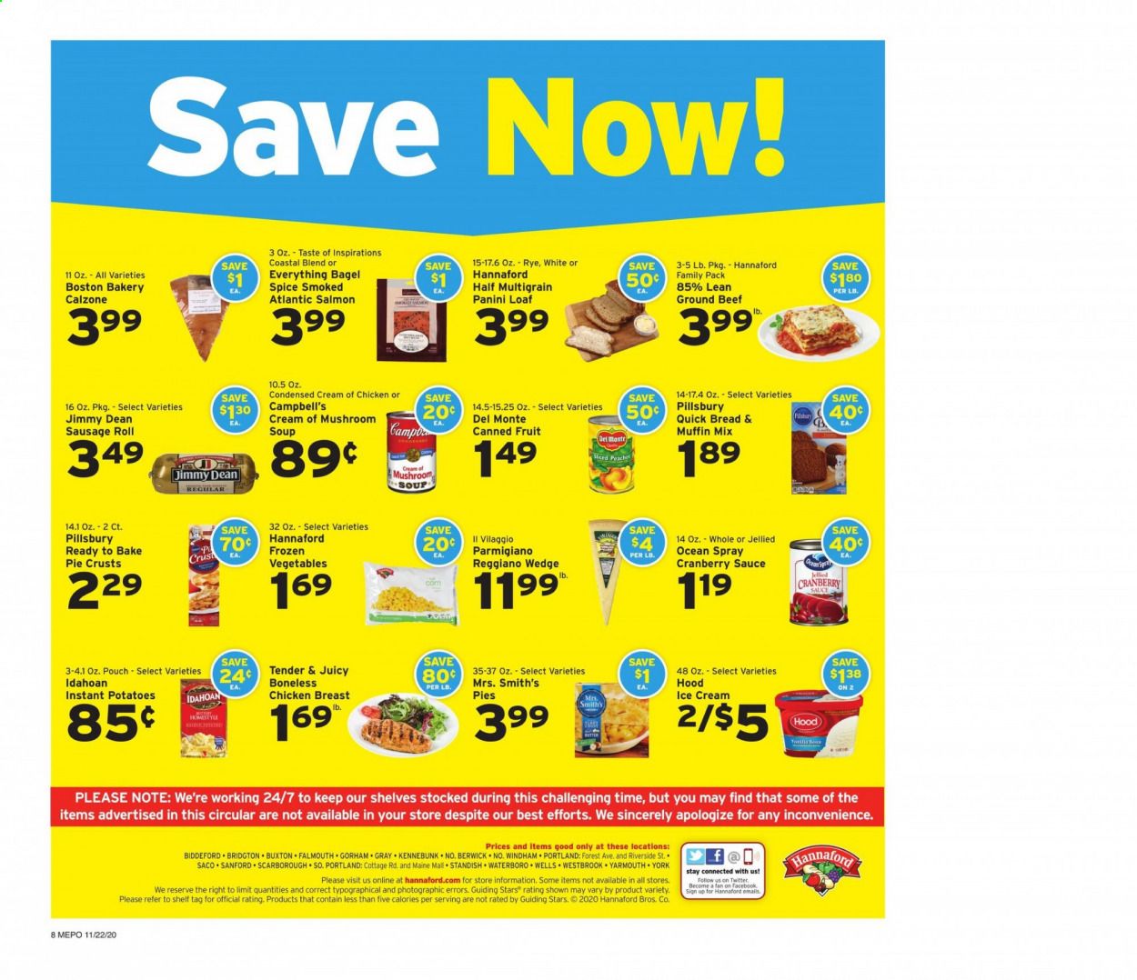 Hannaford (ME) Weekly Ad Flyer November 22 to November 28