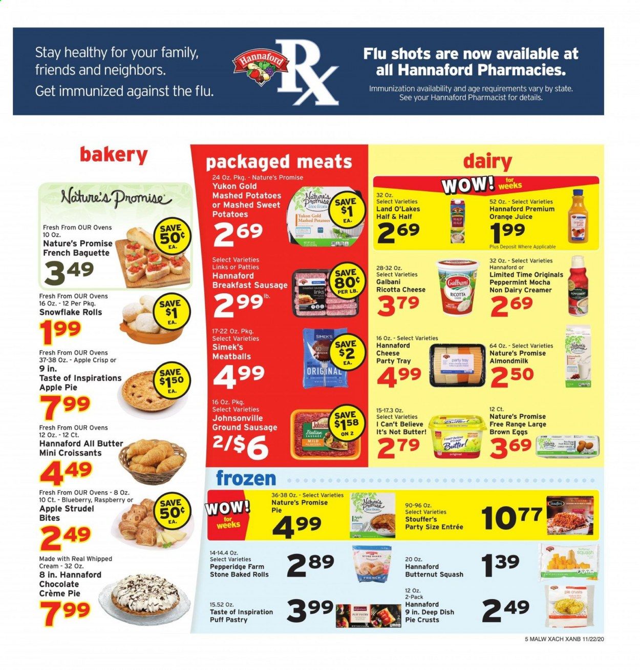 Hannaford (MA) Weekly Ad Flyer November 22 to November 28