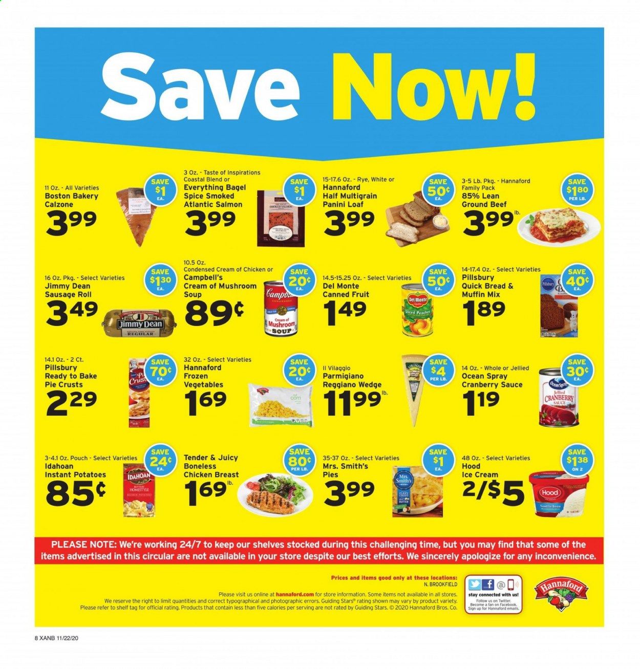 Hannaford (MA) Weekly Ad Flyer November 22 to November 28