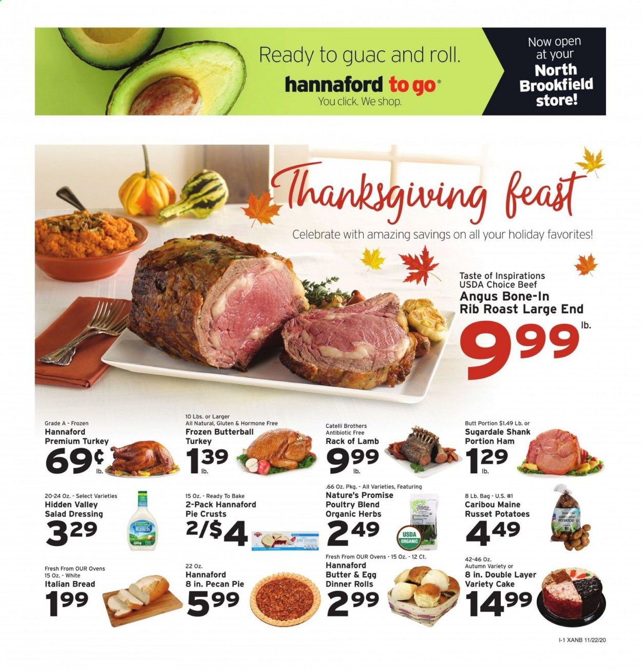 Hannaford (MA) Weekly Ad Flyer November 22 to November 28