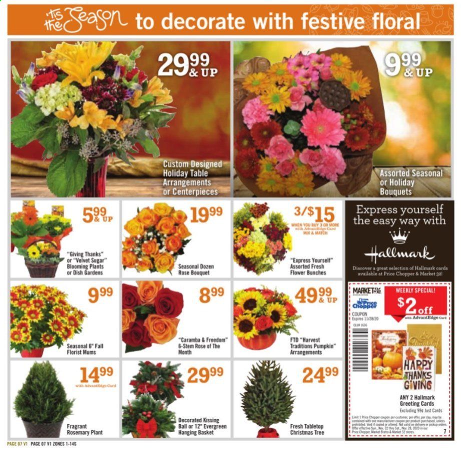 Price Chopper (CT, MA, NH, NY, PA, VT) Weekly Ad Flyer November 22 to November 29