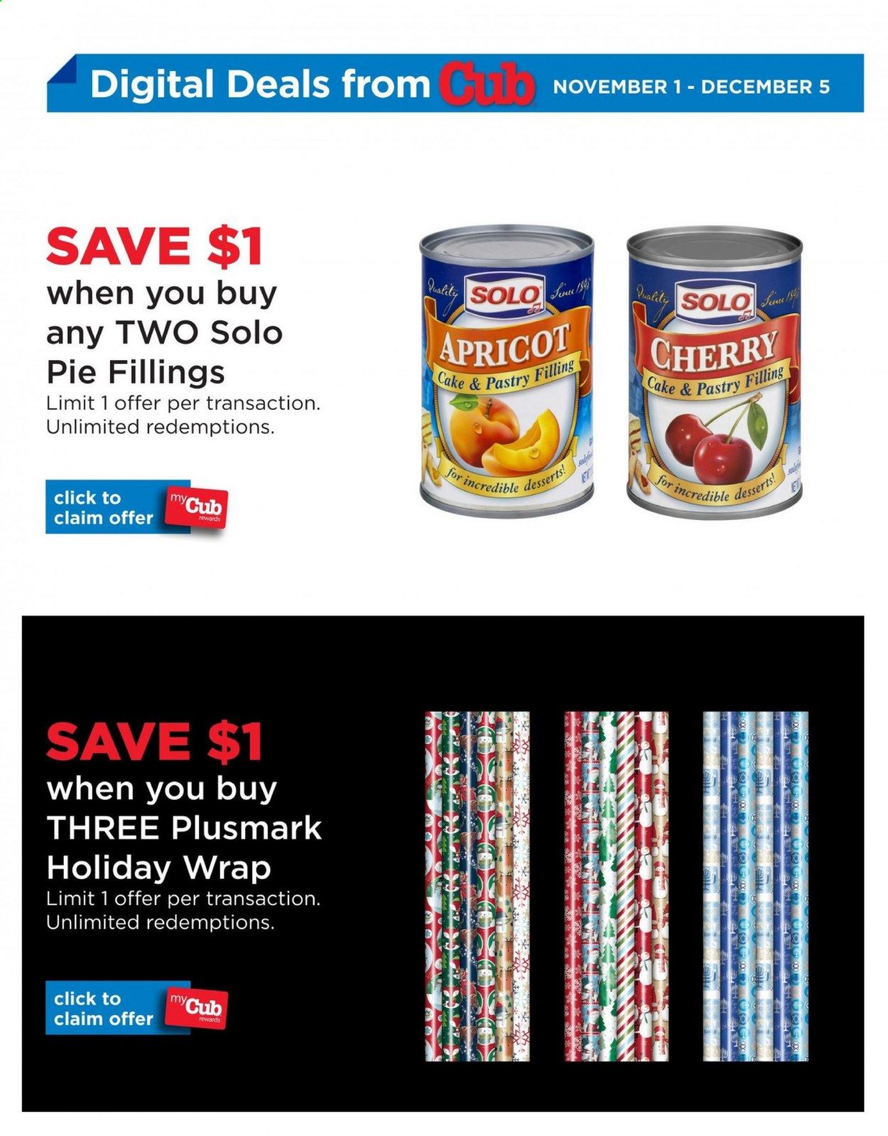 Cub Foods Weekly Ad Flyer November 1 to December 5