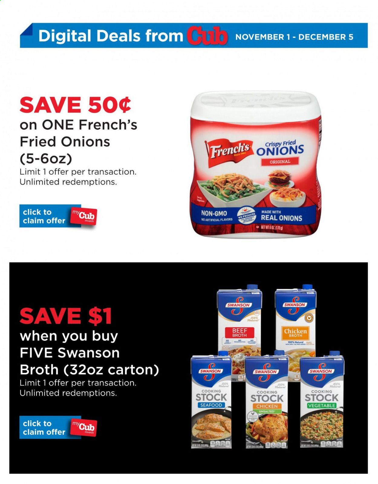 Cub Foods Weekly Ad Flyer November 1 to December 5