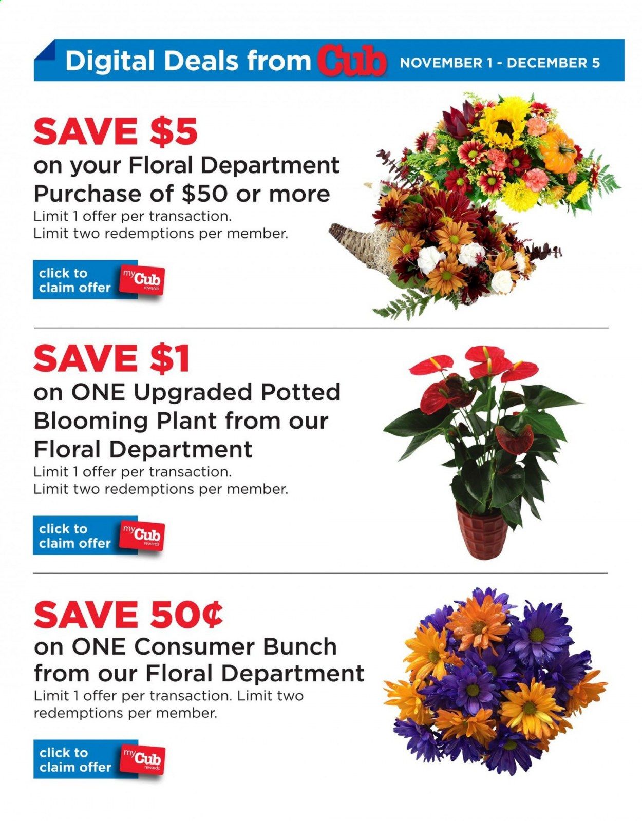 Cub Foods Weekly Ad Flyer November 1 to December 5